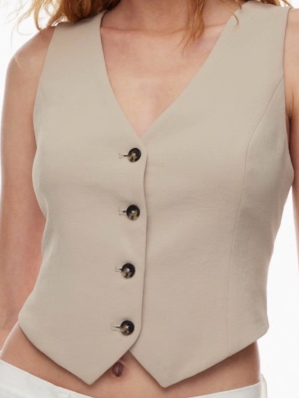 Aritzia, Wilfred Vest, S, Beige